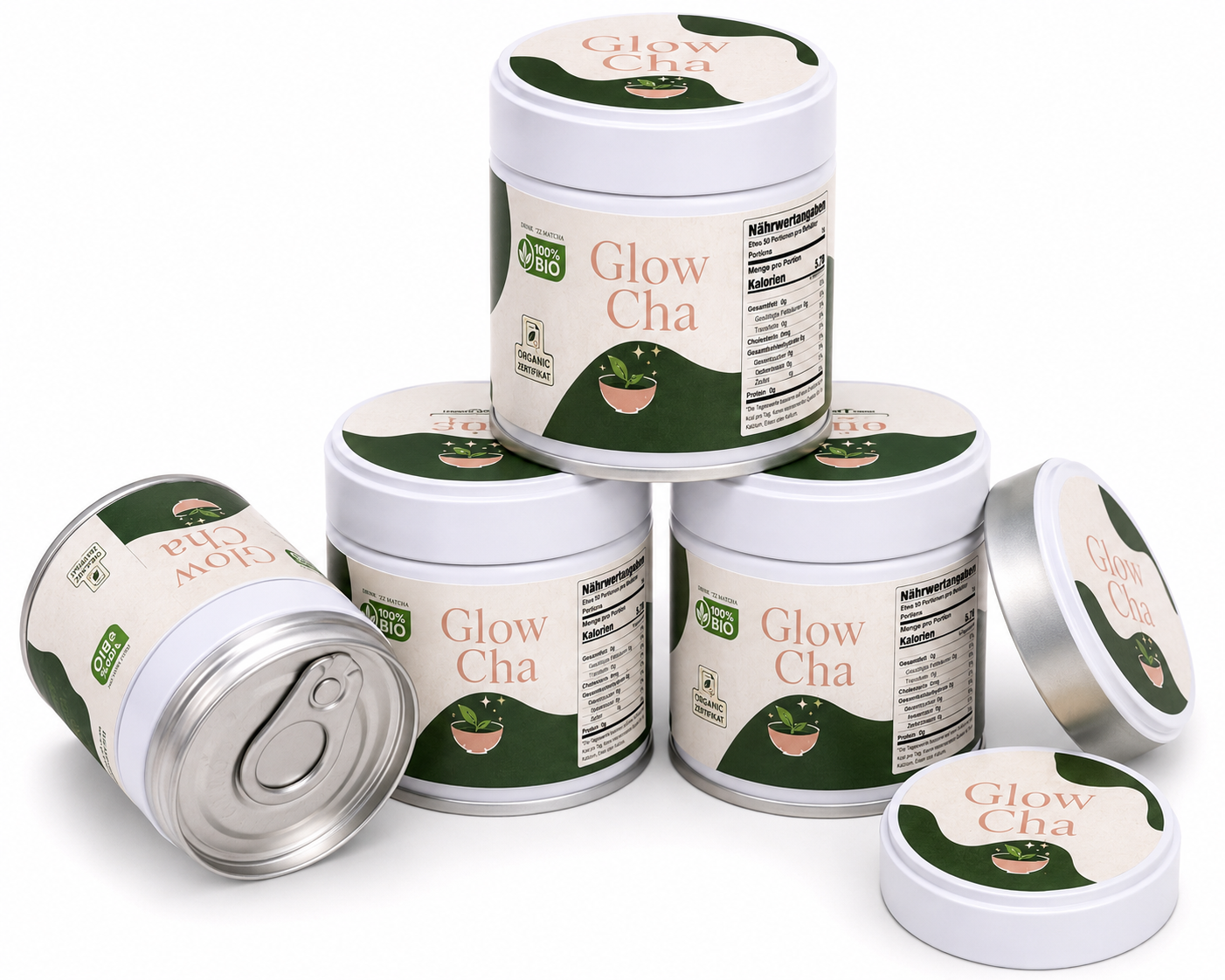 GlowCha - Limited Edition Matcha-Pulver (50g)