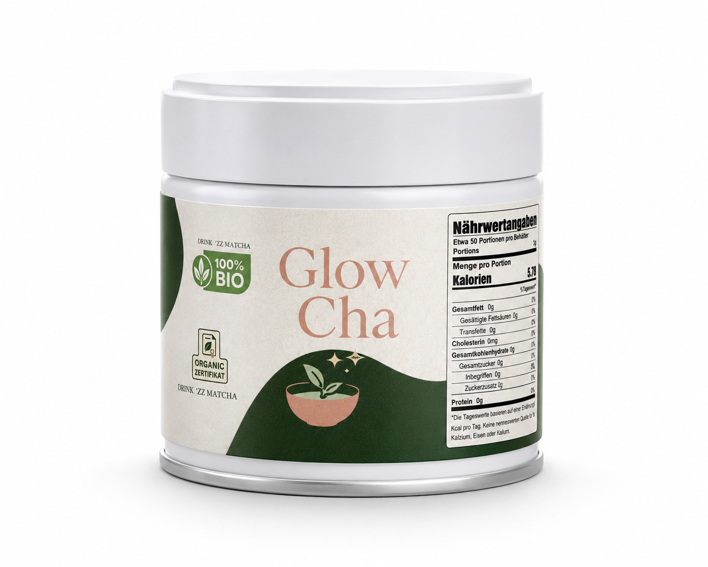 GlowCha - Limited Edition Matcha-Pulver (50g)