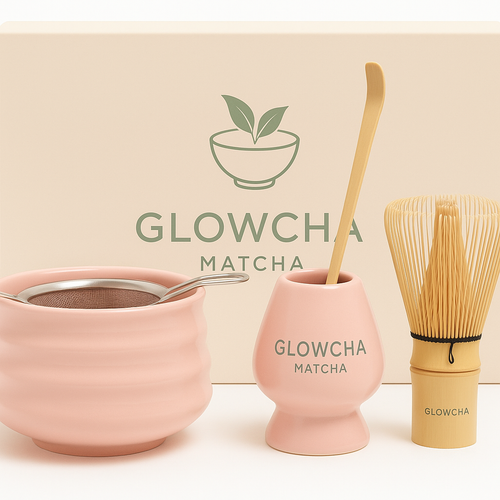 GlowCha Matcha Starter Kit – Rosé Edition